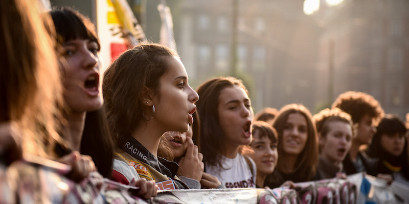 Le foto delle manifestazioni degli studenti in tutta Italia