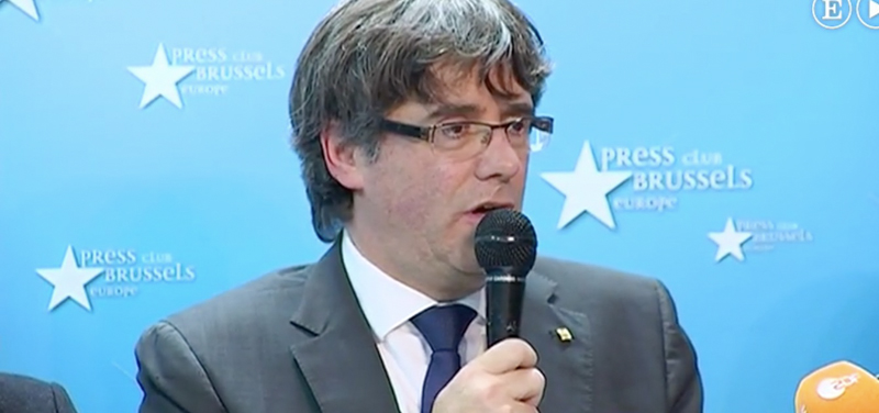 Carles Puigdemont dice che non è in Belgio per chiedere asilo politico