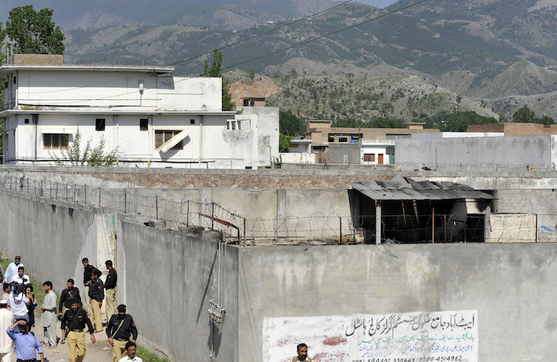 Il compound dove si nascondeva il leader di al Qaida Osama bin Laden (AAMIR QURESHI/AFP/Getty Images)