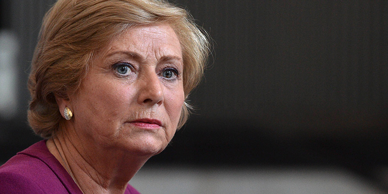 Frances Fitzgerald, Dublino, 8 maggio del 2014 (ARTUR WIDAK/AFP/Getty Images)