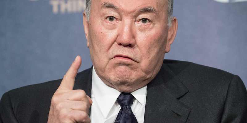 Nursultan Nazarbayev, presidente del Kazakistan. (NICHOLAS KAMM/AFP/Getty Images)
