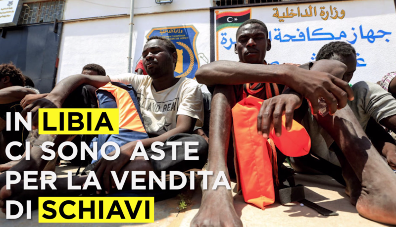 In Libia ci sono aste per la vendita di schiavi