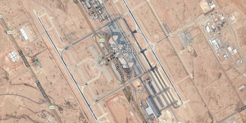 L'aeroporto internazionale re Khalid di Riyad, in Arabia Saudita