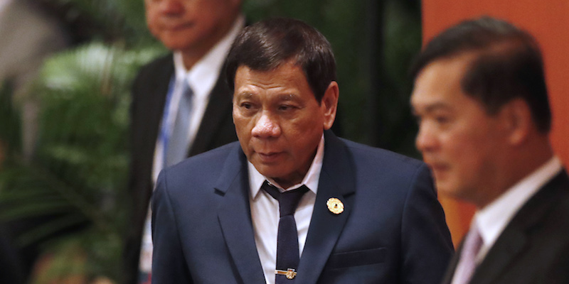 Il presidente delle Filippine Rodrigo Duterte (JORGE SILVA/AFP/Getty Images)