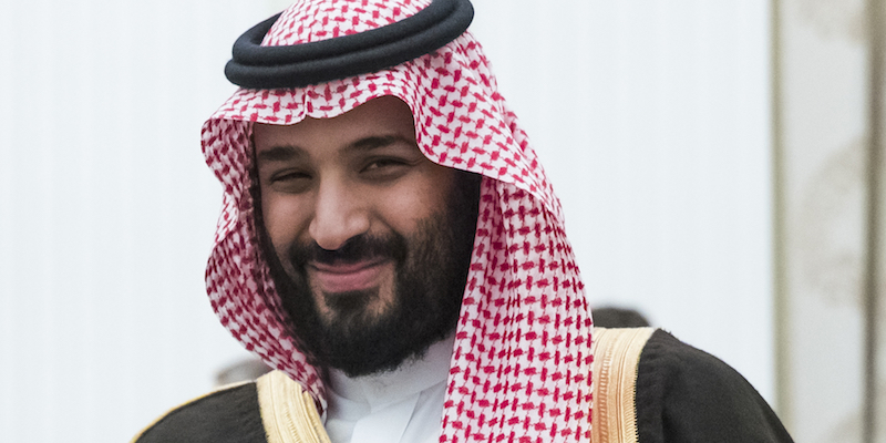 Mohammed bin Salman, figlio del re dell'Arabia Saudita ed erede al trono, il 30 maggio 2017 (AP Photo/Pavel Golovkin)