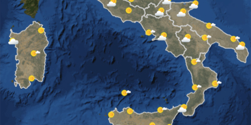 Le previsioni del tempo per venerdì 24 novembre