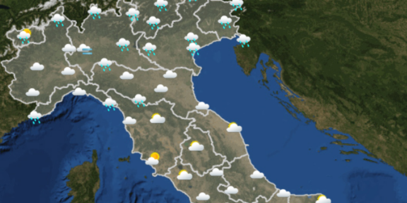 Previsioni del tempo per sabato