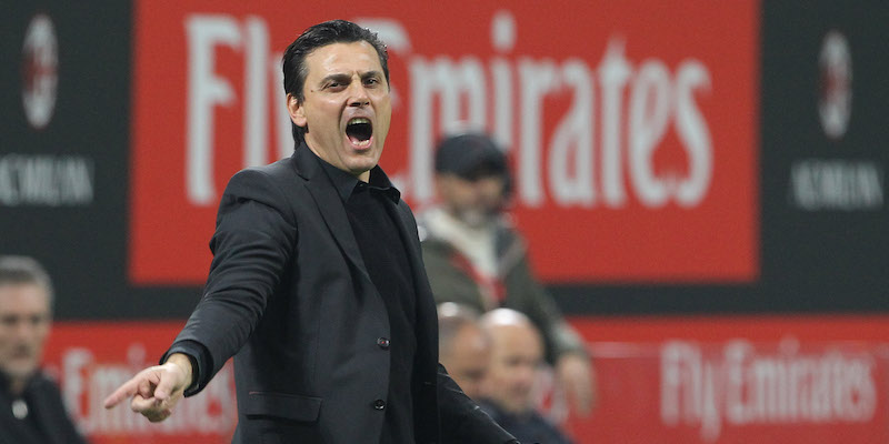 Vincenzo Montella durante Milan-Juventus (Marco Luzzani/Getty Images)