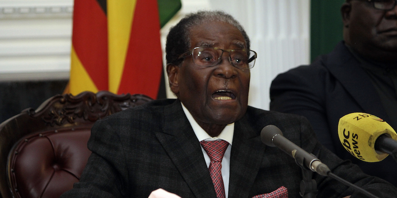 Robert Mugabe (AP Photo/ STR)