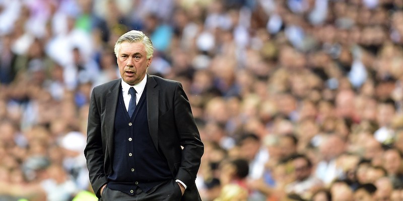 Carlo Ancelotti ai tempi del Real Madrid (GERARD JULIEN/AFP/Getty Images)