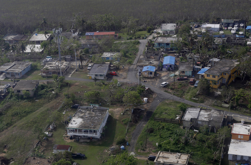 Le case danneggiate dall'uragano Maria a San Juan, Porto Rico - 18 ottobre 2017

(EFE/Thais Llorca)