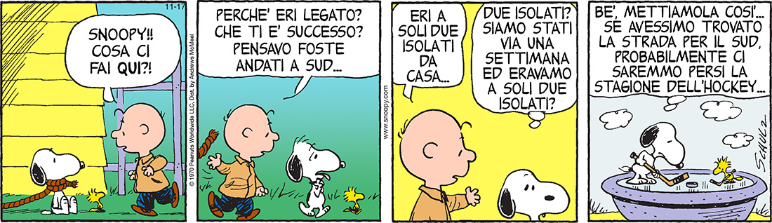 Peanuts 2017 novembre 17