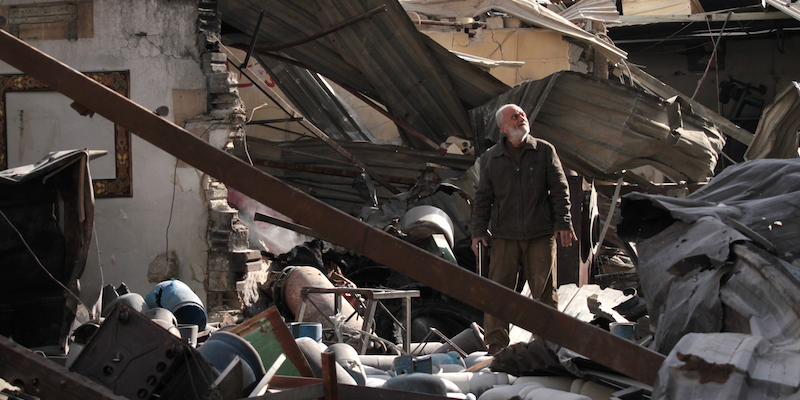 Mesraba, nella regione di Ghouta (HAMZA AL-AJWEH/AFP/Getty Images)
