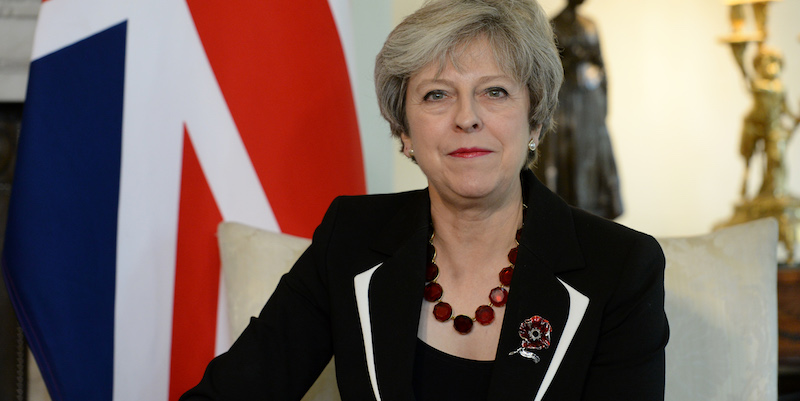 Theresa May a Londra lo scorso 2 novembre
(Joe Giddens - WPA Pool/Getty Images)