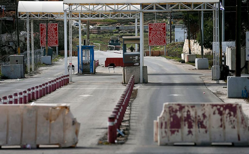 Israele ha chiuso uno dei checkpoint per entrare a Ramallah, in Palestina, dopo le proteste di questi giorni
