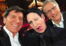 E ora esiste un selfie con Gianni Morandi, Paolo Bonolis e Marilyn Manson