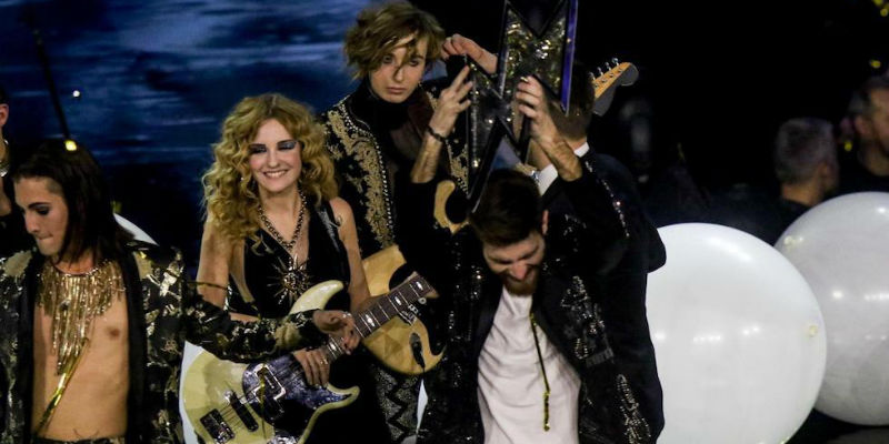 Lorenzo Licitra vince X Factor - Milano, 14 dicembre 2017
(Claudio Furlan/LaPresse)