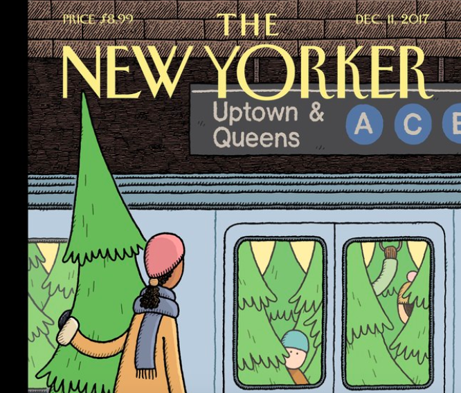 La copertina del New Yorker disegnata da Tom Gauld
