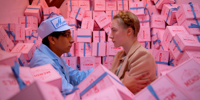 Una scena di "Grand Budapest Hotel" di Wes Anderson