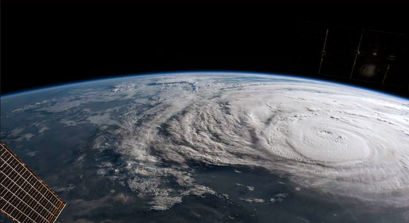 L'uragano Harvey, visto dallo Spazio (NASA via Getty Images)