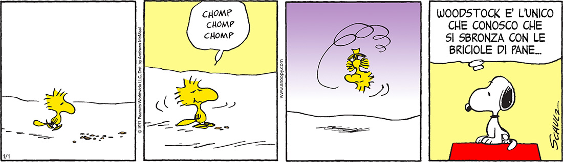 Peanuts 2018 gennaio 1