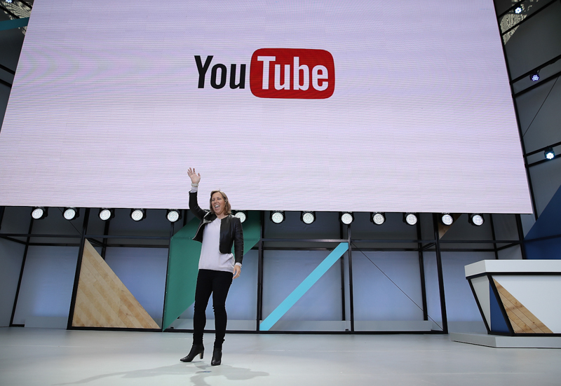La CEO di YouTube Susan Wojcicki. (Justin Sullivan/Getty Images)