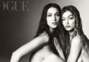 Le copertine di Vogue britannico con Gigi e Bella Hadid