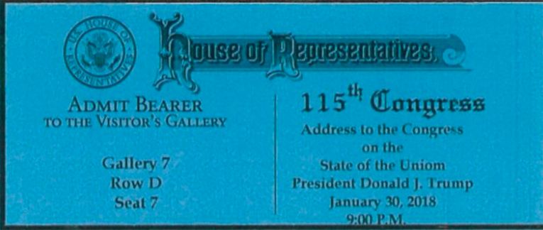 Alcuni inviti al discorso sullo Stato dell’Unione contenevano un refuso