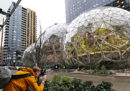 Amazon ha costruito tre sfere giganti a Seattle