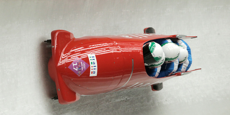 La squadra italiana di bob alle Olimpiadi di Sochi del 2014 (Adam Pretty/Getty Images)