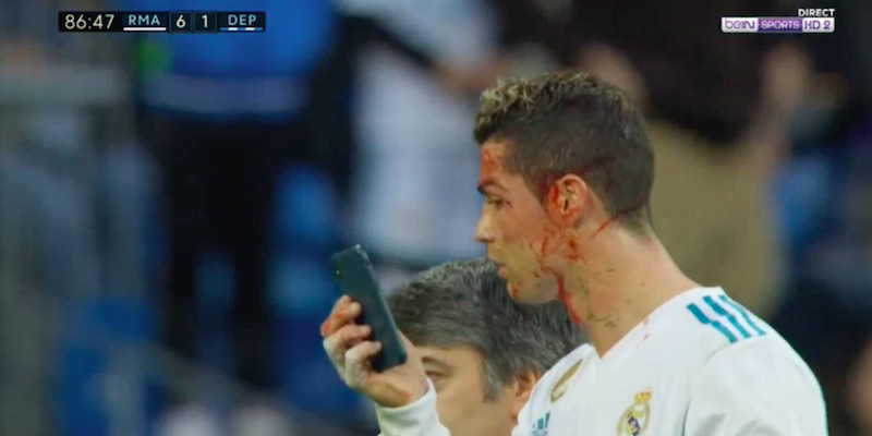 Cristiano Ronaldo testimonial involontario della prossima pubblicità di iPhone