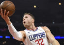 Il cestista Blake Griffin è stato scambiato dai Los Angeles Clippers: andrà ai Detroit Pistons