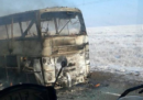 52 persone sono morte nell'incendio di un autobus in Kazakistan