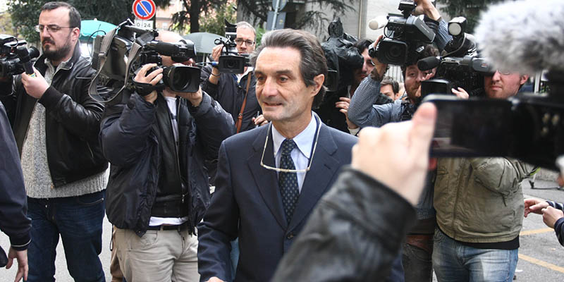 Attilio Fontana a Milano nel 2012 (Stefano De Grandis/Lapresse)