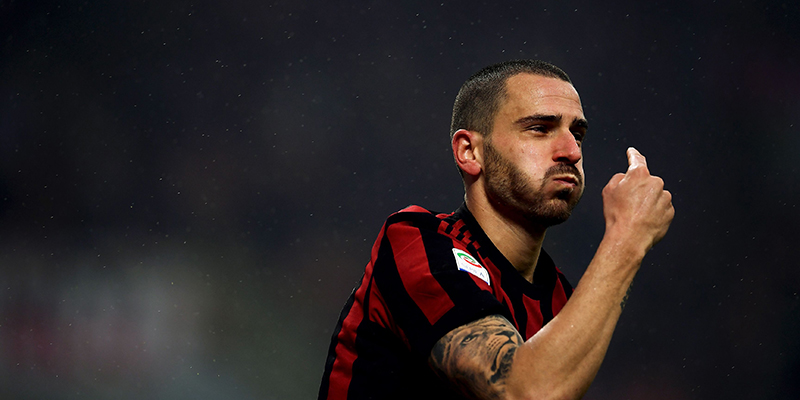 Leonardo Bonucci, capitano del Milan (MARCO BERTORELLO/AFP/Getty Images)