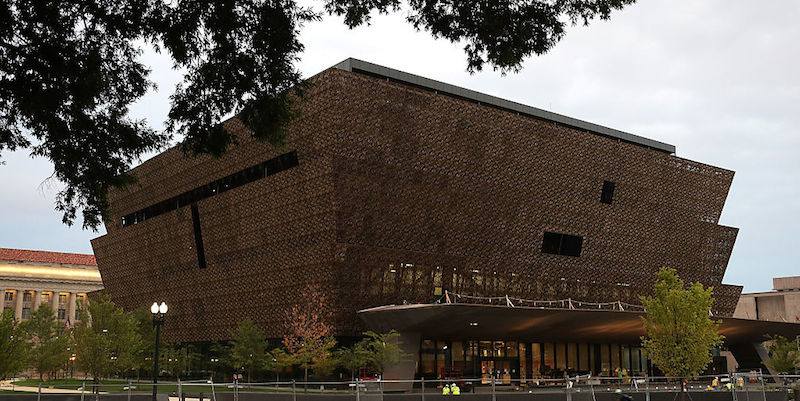 L'esterno del National Museum of African American History and Culture - 1 settembre 2016 (Alex Wong/Getty Images)