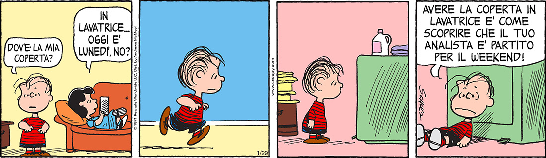 Peanuts 2018 gennaio 29