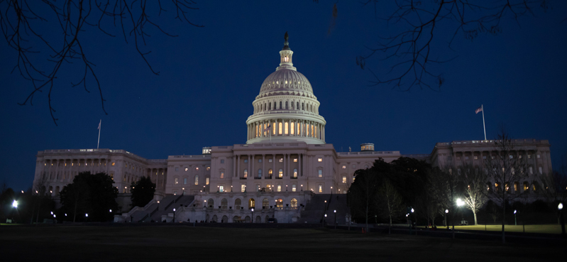Il Campidoglio, la sede del Congresso a Washington D.C. (AP Photo/J. Scott Applewhite)