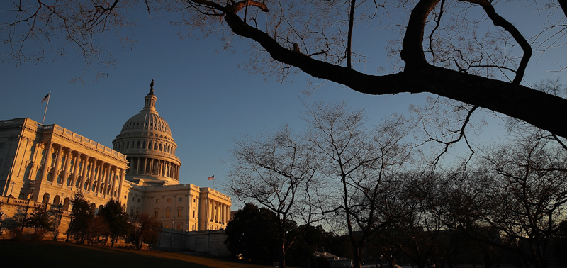 Il Campidoglio, la sede del Congresso a Washington D.C. (Win McNamee/Getty Images)