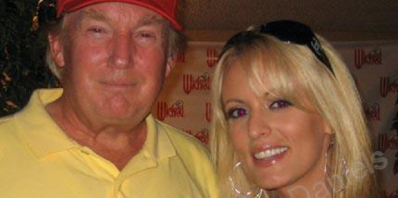 (una foto di Trump e Stephanie Clifford tratta dal suo account di MySpace)