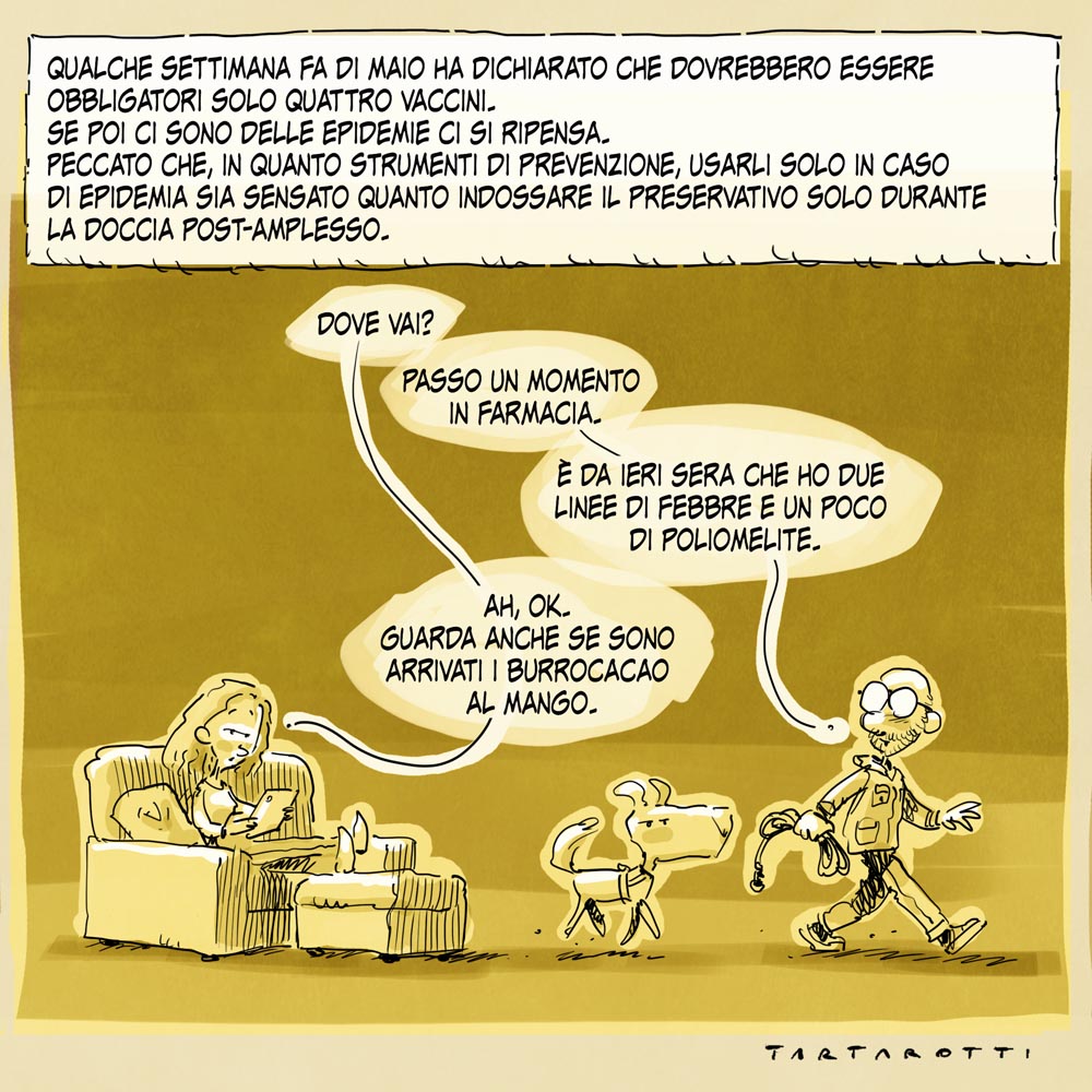 E anche un filo di mal di gola