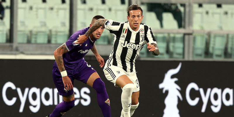 Federico Bernardeschi nella partita di andata tra Juventus e Fiorentina (Gabriele Maltinti/Getty Images)