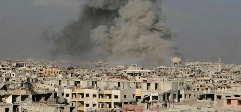 Ghouta Media Center via AP)