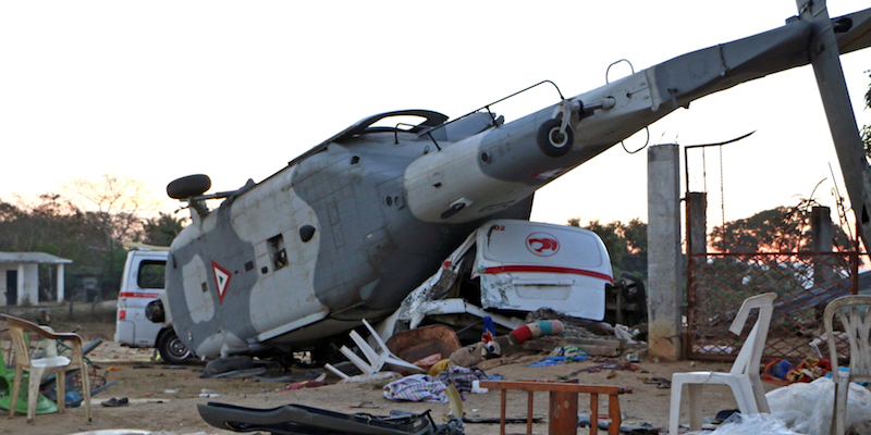 In Messico 14 persone sono morte nell’incidente di un elicottero militare che trasportava il ministro dell’Interno