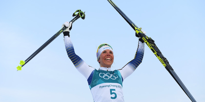 La svedese Charlotte Kalla, vincitrice della prima medaglia di Pyeongchang 2018 (Quinn Rooney/Getty Images)