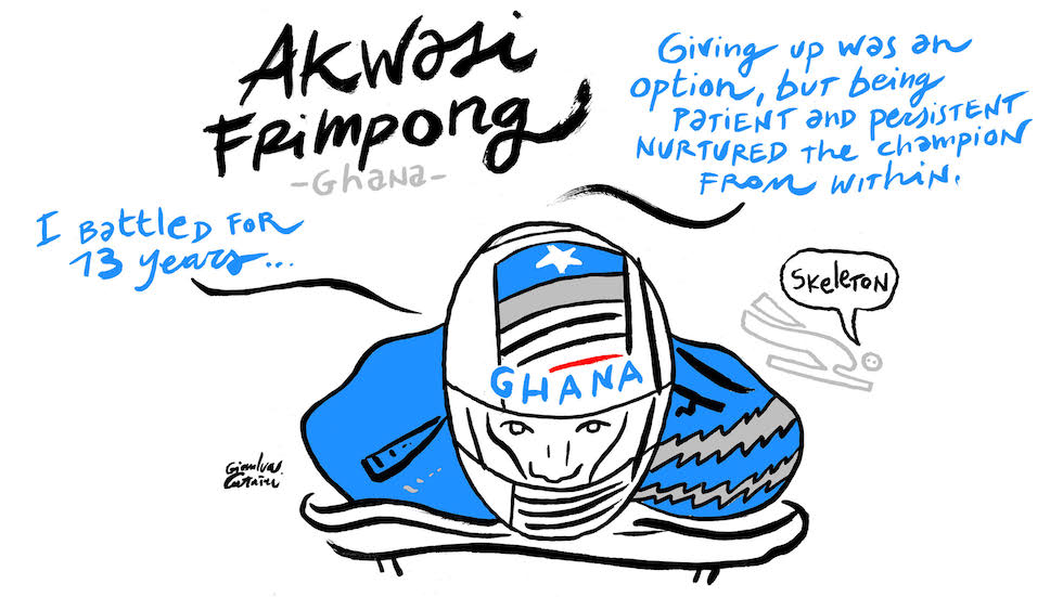 Le Olimpiadi disegnate