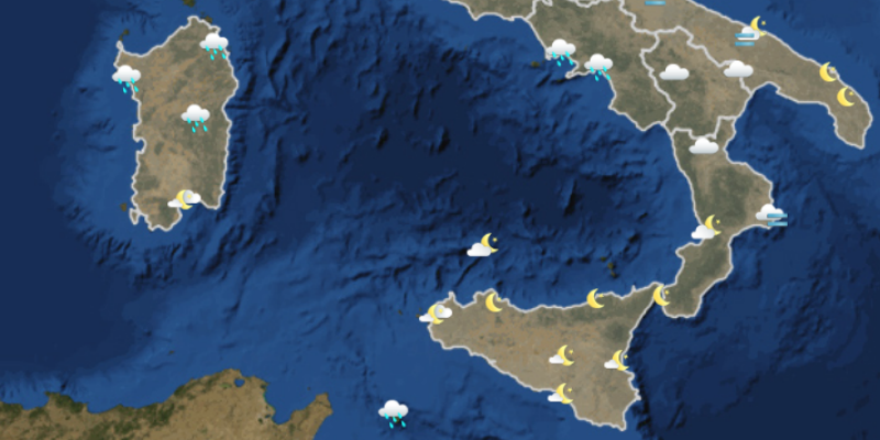 Le previsioni meteo per martedì 6 febbraio