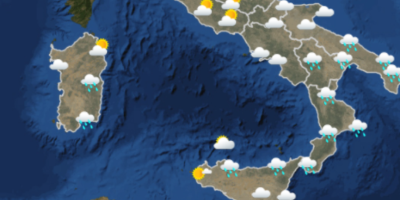 Le previsioni del tempo per sabato 10 febbraio