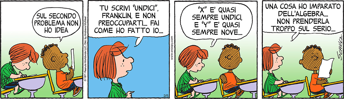 Peanuts 2018 febbraio 5