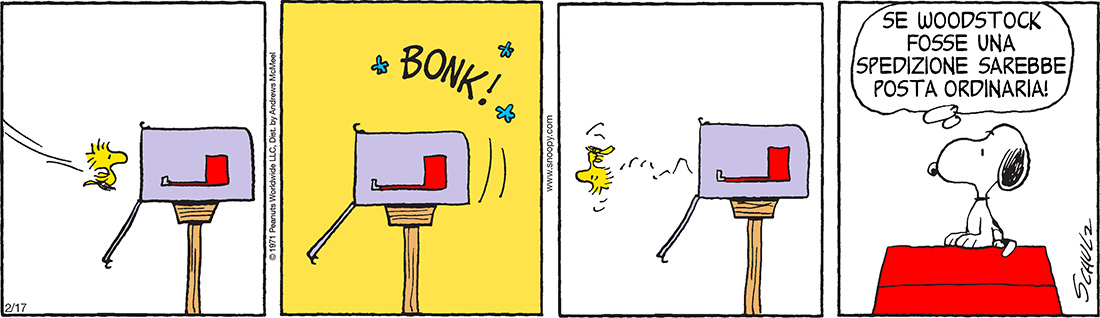 Peanuts 2018 febbraio 17